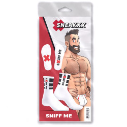 SneakXX Chaussettes blanches Sniff Me SneakXX